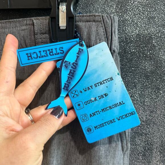 NEW V46 Vintage 1946 Mens FISHER Performance Cargo Shorts Size 33 (DD) - Picture 5 of 8